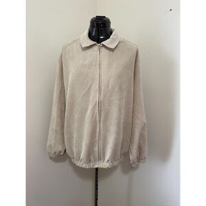 Love Wish Corduroy Zip Up Jacket Womens Size L